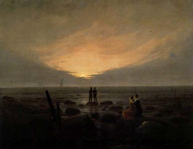 Caspar David Friedrich Moonrise by the Sea